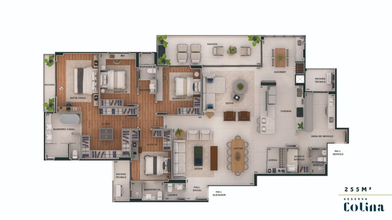 Imagem Apartamento com 4 Quartos à Venda, 294 m² em Santo Inácio - Curitiba Imagem Apartamento com 4 Quartos à Venda, 294 m² em Santo Inácio - Curitiba