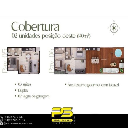 Imagem Apartamento com 2 Quartos à Venda, 95 m² em Cabo Branco - João Pessoa Imagem Apartamento com 2 Quartos à Venda, 95 m² em Cabo Branco - João Pessoa