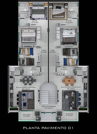 Imagem Apartamento com 2 Quartos à Venda, 92 m² em Balneário Piçarras Imagem Apartamento com 2 Quartos à Venda, 92 m² em Balneário Piçarras