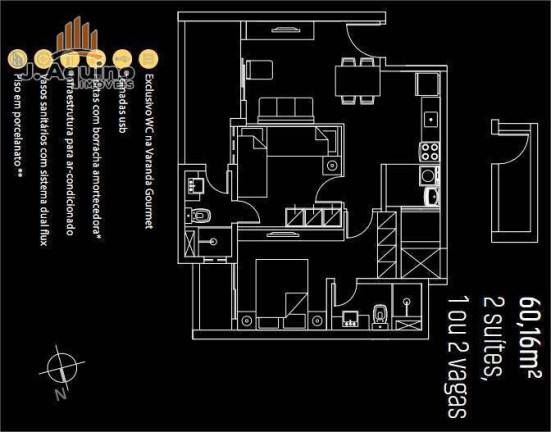 Imagem Apartamento com 2 Quartos à Venda, 1.700 m² em Parque Iracema - Fortaleza