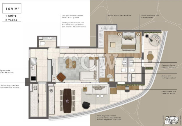 Imagem Apartamento com 2 Quartos à Venda, 109 m² em Vila Nova Conceição - São Paulo