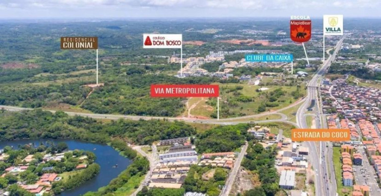 Imagem Casa com 3 Quartos à Venda, 80 m² em Catu De Abrantes - Camaçari