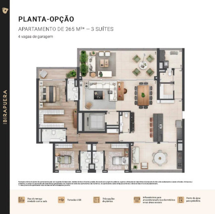 Imagem Apartamento com 3 Quartos à Venda, 552 m² em Parque Global - São Paulo Imagem Apartamento com 3 Quartos à Venda, 552 m² em Parque Global - São Paulo
