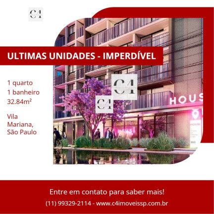 Apartamento com 1 Quarto à Venda, 32 m² em Vila Mariana - São Paulo