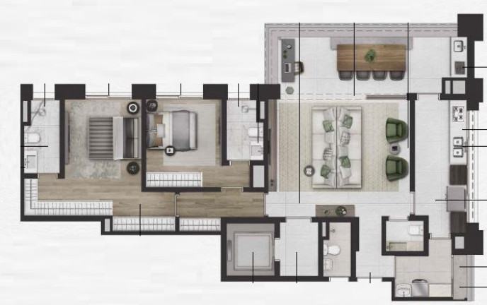 Imagem Apartamento com 3 Quartos à Venda, 314 m² em Itaim Bibi - São Paulo