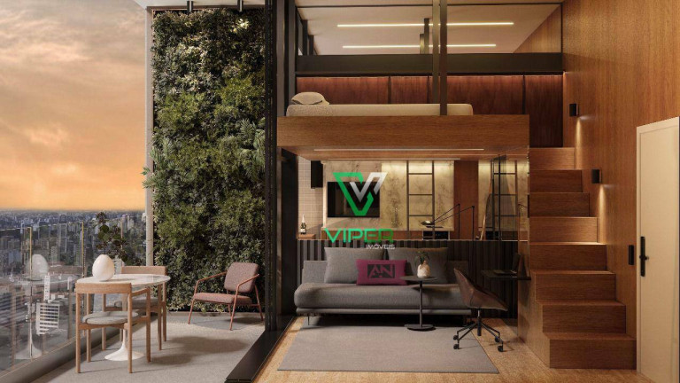 Imagem Studio com 1 Quarto à Venda, 24 m² em Centro - Curitiba Imagem Studio com 1 Quarto à Venda, 24 m² em Centro - Curitiba