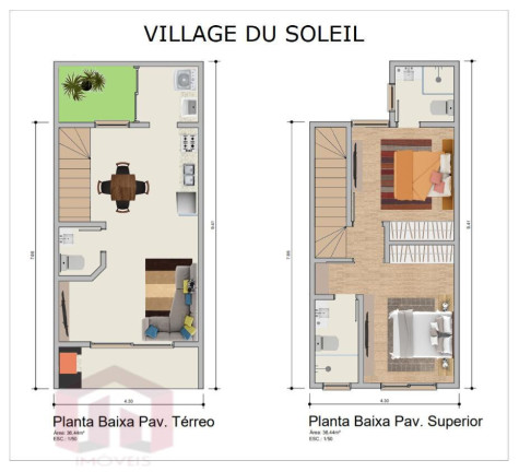 Imagem Imóvel com 2 Quartos à Venda, 