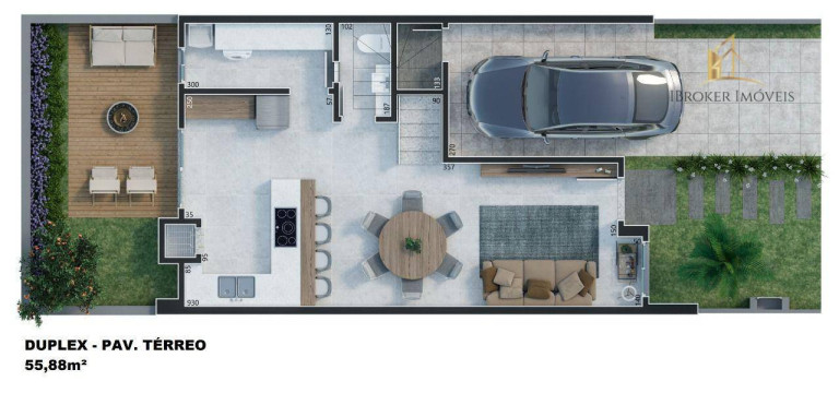 Imagem Sobrado com 3 Quartos à Venda, 112 m² em Abranches - Curitiba Imagem Sobrado com 3 Quartos à Venda, 112 m² em Abranches - Curitiba