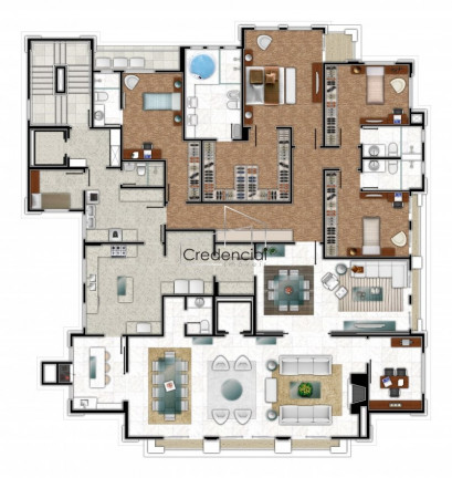 Imagem Apartamento com 4 Quartos à Venda, 330 m² em Batel - Curitiba Imagem Apartamento com 4 Quartos à Venda, 330 m² em Batel - Curitiba