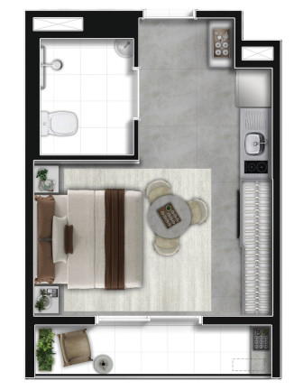 Imagem Apartamento com 1 Quarto à Venda, 41 m² em Barra Funda - São Paulo