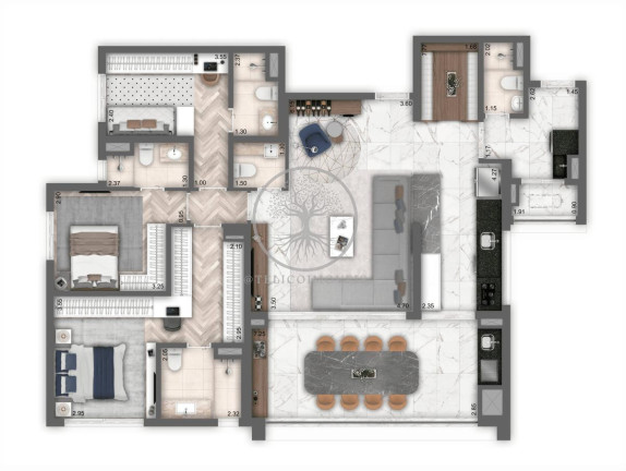 Imagem Apartamento à Venda, 145 m² em Nova Campinas - Campinas