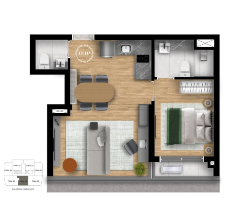 Imagem Apartamento com 1 Quarto à Venda, 40 m² em Pinheiros - São Paulo Imagem Apartamento com 1 Quarto à Venda, 40 m² em Pinheiros - São Paulo