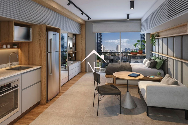 Imagem Apartamento com 1 Quarto à Venda, 24 m² em Vila Cordeiro - São Paulo Imagem Apartamento com 1 Quarto à Venda, 24 m² em Vila Cordeiro - São Paulo
