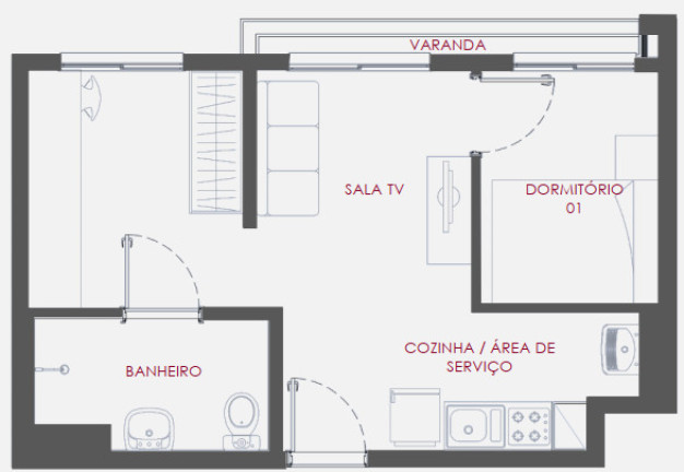 Imagem Apartamento com 1 Quarto à Venda, 34 m² em Vila Monte Alegre - São Paulo Imagem Apartamento com 1 Quarto à Venda, 34 m² em Vila Monte Alegre - São Paulo