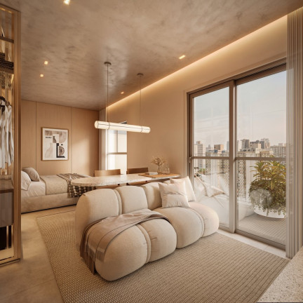 Imagem Apartamento com 1 Quarto à Venda, 31 m² em Centro - Curitiba