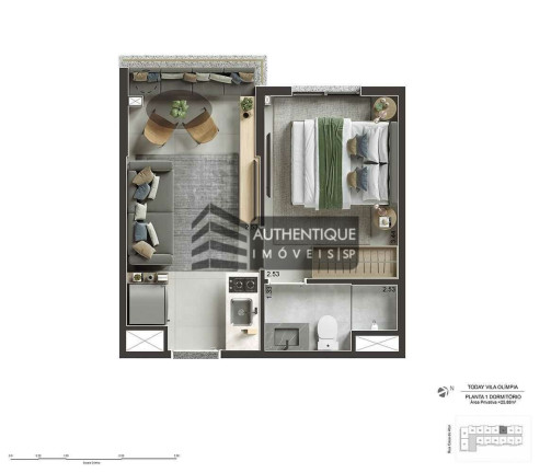 Imagem Apartamento com 1 Quarto à Venda, 26 m² em Vila Olímpia - São Paulo Imagem Apartamento com 1 Quarto à Venda, 26 m² em Vila Olímpia - São Paulo
