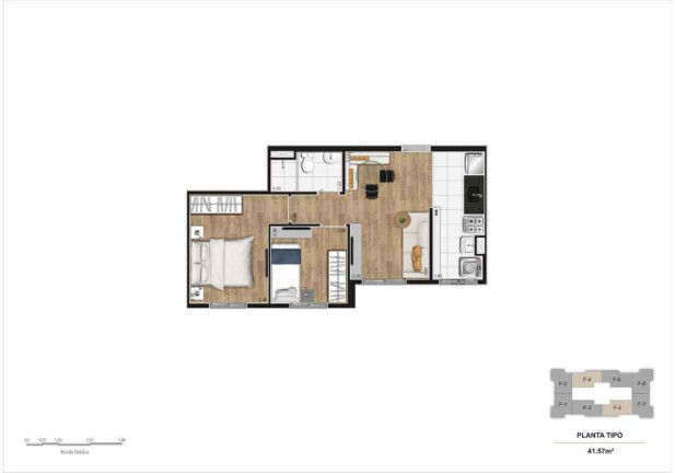 Imagem Apartamento com 2 Quartos à Venda, 41 m² em Parque Jabaquara - São Paulo
