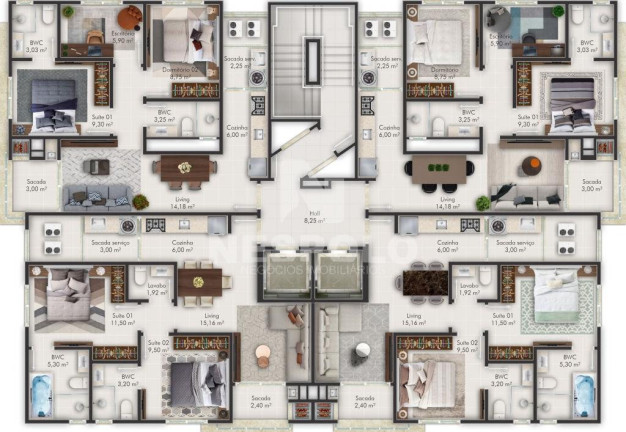 Imagem Apartamento com 1 Quarto à Venda, 69 m² em Morretes - Itapema Imagem Apartamento com 1 Quarto à Venda, 69 m² em Morretes - Itapema