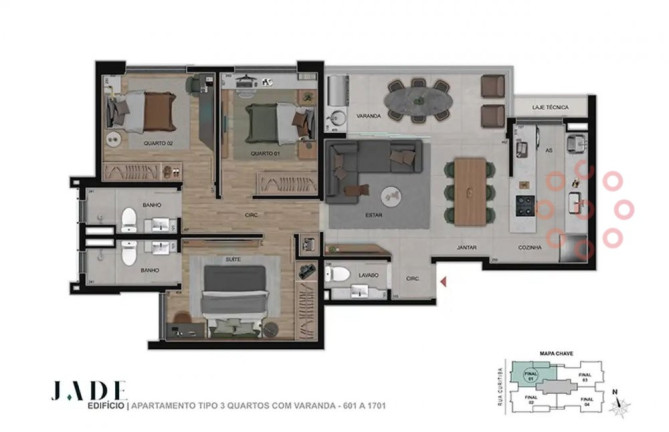 Imagem Apartamento com 3 Quartos à Venda, 85 m² em Lourdes - Belo Horizonte