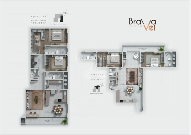 Imagem Apartamento com 2 Quartos à Venda, 109 m² em Praia Brava - Itajaí