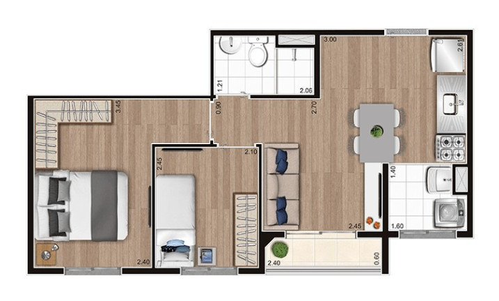 Imagem Imóvel com 2 Quartos à Venda, 37 m² em Vila Gea - São Paulo