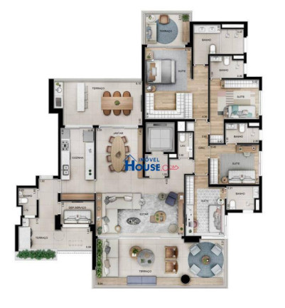 Imagem Apartamento com 4 Quartos à Venda, 232 m² em Campo Belo - São Paulo Imagem Apartamento com 4 Quartos à Venda, 232 m² em Campo Belo - São Paulo