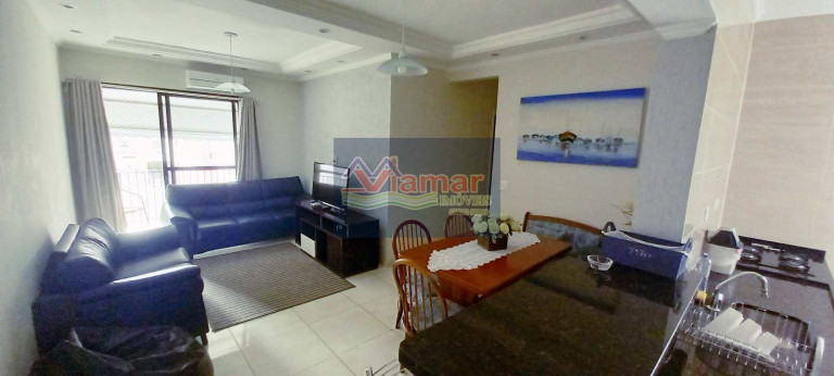 Apartamento com 3 Quartos para Alugar, 78 m² em Enseada - Guarujá