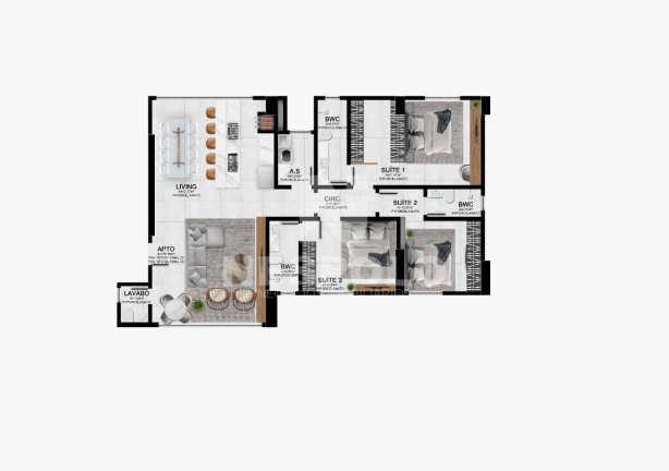 Imagem Apartamento à Venda, 141 m² em Centro - Balneario Camboriu