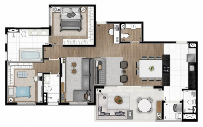 Imagem Cobertura com 3 Quartos à Venda, 224 m² em Perdizes - São Paulo Imagem Cobertura com 3 Quartos à Venda, 224 m² em Perdizes - São Paulo