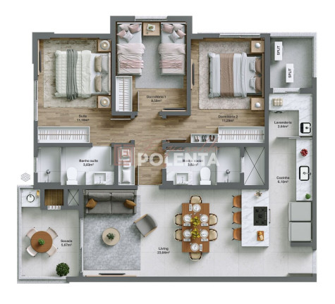 Imagem Apartamento com 3 Quartos à Venda, 98 m² em Centro - Balneário Rincão