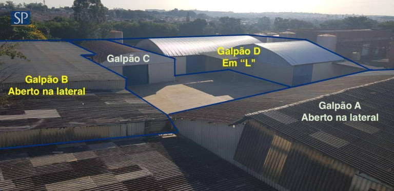Galpão à Venda ou Locação, 5.600 m² em Jardim Eulina - Campinas