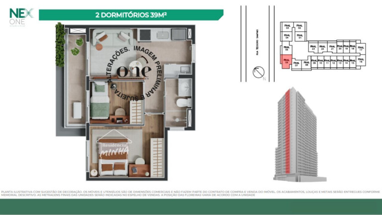 Imagem Apartamento com 2 Quartos à Venda, 39 m² em Pinheiros - São Paulo
