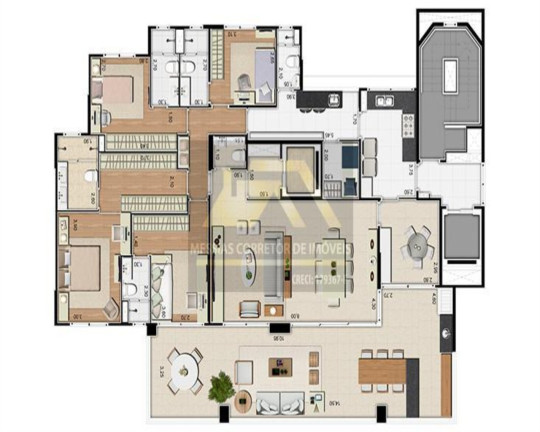 Imagem Imóvel com 4 Quartos à Venda, 316 m² em água Branca - São Paulo