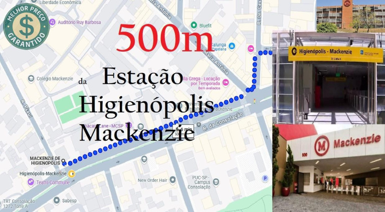 Apartamento com 1 Quarto à Venda, 30 m² em Vila Buarque - São Paulo