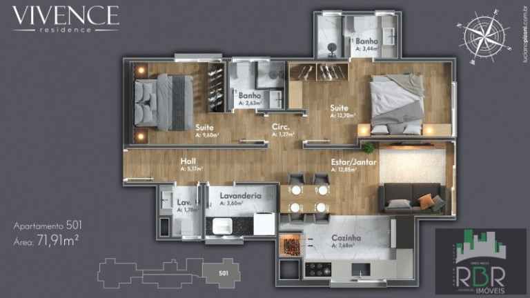 Imagem Apartamento com 1 Quarto à Venda, 49 m² em Região Das Hortênsias Imagem Apartamento com 1 Quarto à Venda, 49 m² em Região Das Hortênsias