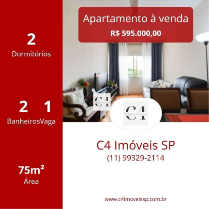 Imagem Apartamento com 2 Quartos à Venda, 75 m² em Mirandópolis - São Paulo Imagem Apartamento com 2 Quartos à Venda, 75 m² em Mirandópolis - São Paulo