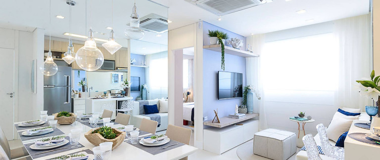 Imagem Apartamento com 2 Quartos à Venda, 46 m² em Castelo - Santos Imagem Apartamento com 2 Quartos à Venda, 46 m² em Castelo - Santos