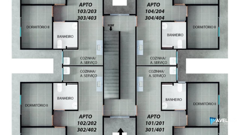 Imagem Apartamento com 2 Quartos à Venda, 10 m² em Vila Toscana - Dourados