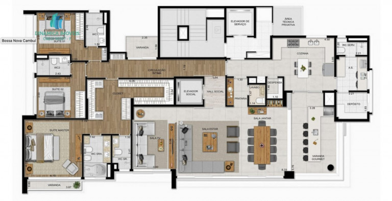 Imagem Apartamento com 3 Quartos à Venda, 1 m² em Cambuí - Campinas