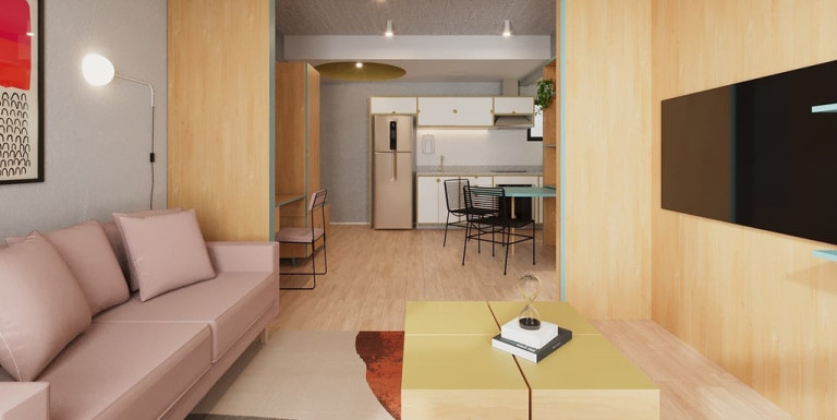 Imagem Imóvel com 1 Quarto à Venda, 18 m² em São Francisco - Curitiba