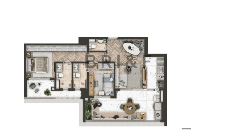 Imagem Apartamento com 3 Quartos à Venda, 114 m² em Brooklin - São Paulo Imagem Apartamento com 3 Quartos à Venda, 114 m² em Brooklin - São Paulo