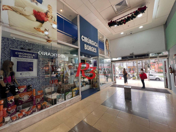 Loja para Alugar, 42 m² em Gonzaga - Santos