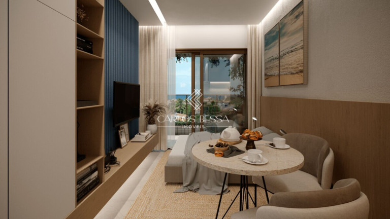 Imagem Apartamento com 1 Quarto à Venda, 22 m² em Carneiros - Tamandaré