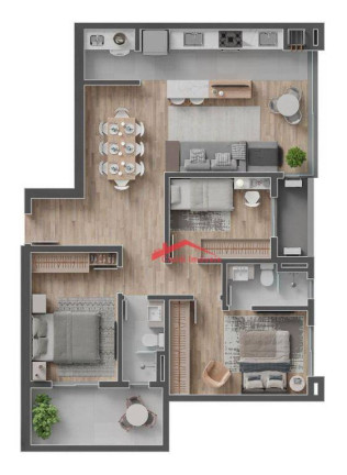 Imagem Apartamento com 3 Quartos à Venda, 90 m² em Anita Garibaldi - Joinville Imagem Apartamento com 3 Quartos à Venda, 90 m² em Anita Garibaldi - Joinville