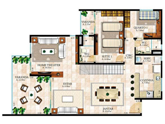 Imagem Apartamento com 5 Quartos à Venda, 215 m² em Porto Das Dunas - Aquiraz Imagem Apartamento com 5 Quartos à Venda, 215 m² em Porto Das Dunas - Aquiraz