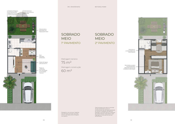 Imagem Casa de Condomínio com 2 Quartos à Venda, 60 m² em Paulínia
