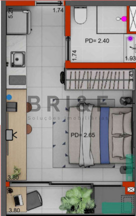 Imagem Apartamento com 1 Quarto à Venda, 25 m² em Vila Olímpia - São Paulo Imagem Apartamento com 1 Quarto à Venda, 25 m² em Vila Olímpia - São Paulo