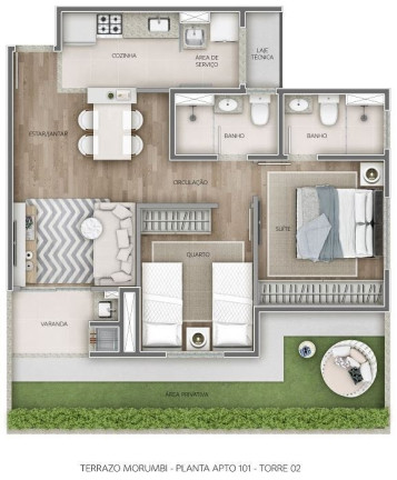 Imagem Apartamento com 2 Quartos à Venda, 50 m² em Paraíso Do Morumbi - São Paulo Imagem Apartamento com 2 Quartos à Venda, 50 m² em Paraíso Do Morumbi - São Paulo
