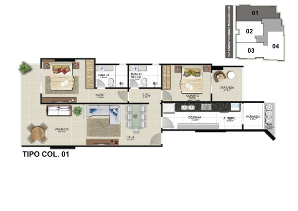 Imagem Apartamento com 2 Quartos à Venda, 94 m² em Centro - Guarapari Imagem Apartamento com 2 Quartos à Venda, 94 m² em Centro - Guarapari