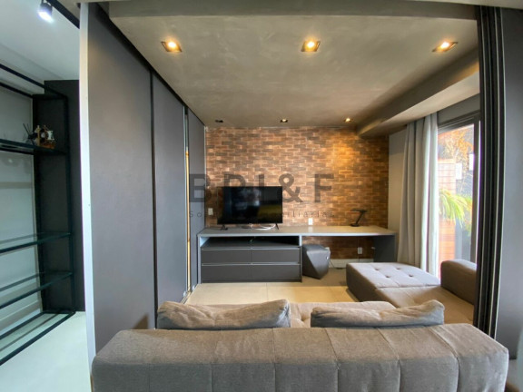 Imagem Apartamento com 1 Quarto para Alugar, 83 m² em Brooklin - São Paulo Imagem Apartamento com 1 Quarto para Alugar, 83 m² em Brooklin - São Paulo